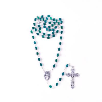 China ALLOY Metal Beads Rosary Our Lady of Grace Italian Rosary for sale