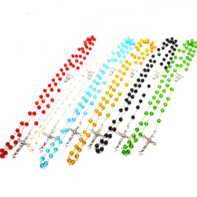 China Catholic Crystal Rosary Beads, Cheap Crystal Beads, Wholesale Yiwu Crystal Catholic Rosary for sale