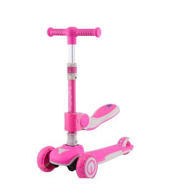 China Height Adjustable Age 2-12 3In1 PU Led Wheels Height Adjustable Push 3 Wheel Kids Baby Kick Scooter For Kids for sale