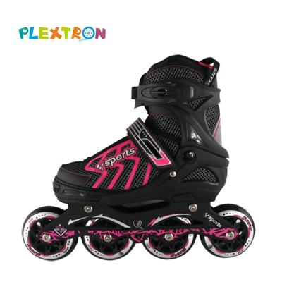 China Integrated aluminum roller skates with ABEC-7 bearing for sale