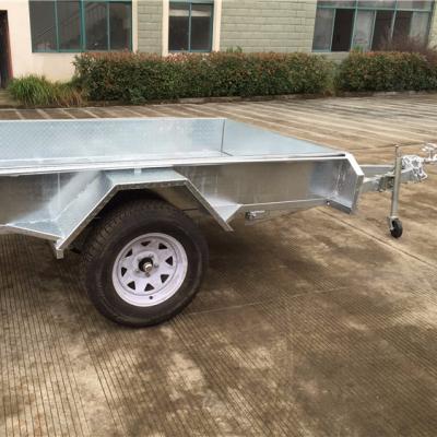 China Manufacturer Newest Car Trailer Fine Quality Single Axle Dump Sale Trailer for sale