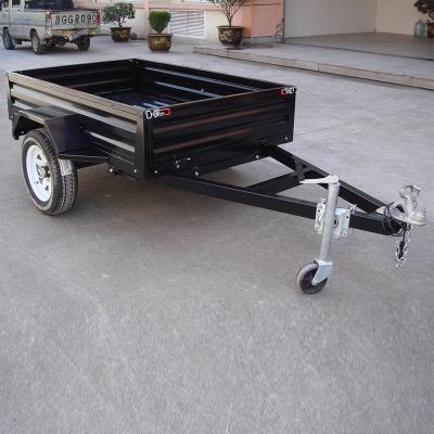 China Other Trailers Factory Supply 6*4 2 Wheel Single Axle Car Box Trailer Small for sale