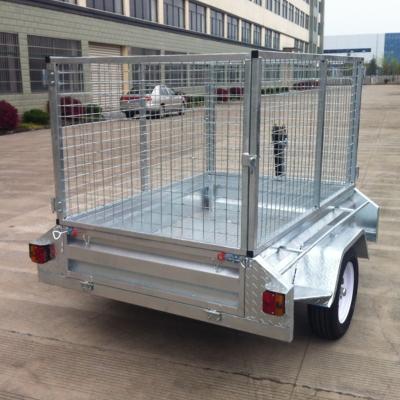 China Other Fully Welded Single Axle Trailers 7' X4 Small Trailers For Sale for sale