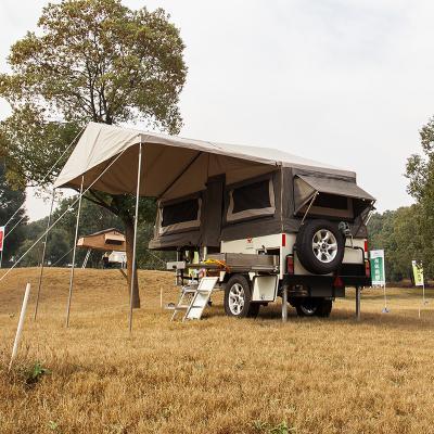 China Travel trailer motorcycle tent trailer for outdoor camping for sale