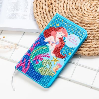 China Note Diamond Painting Cover Cartoon Notebook M-BZ-001 5D DIY Diamond Art Diary Book Notebook Writing for sale