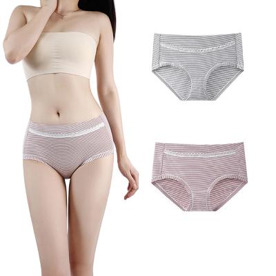 China Skin-friendly and soft Sexy cotton panty mid-waist new skin-friendly soft breathable comfortable panty for sale