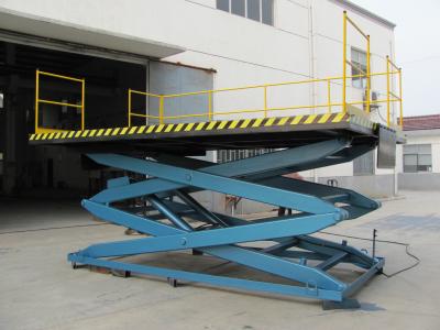 China Electric Hydraulic Scissor Lifting Platform SJG 0.9 / 1 / 2 / 4 for sale