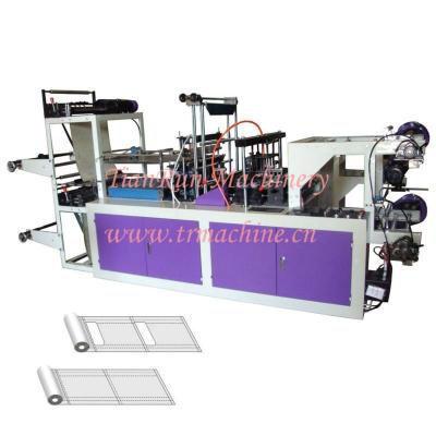 China Full Automatic Plastic Roll T Shirt Bag Making Machine for sale