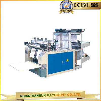 China Heat Sealing And Heat Cutting T-shirt Plastic Bag-Making Machinery for sale