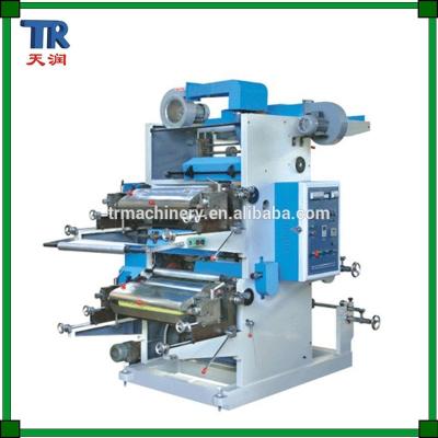 China High Quality Flexographic Machine 2 Color Printing Paper Printer for sale