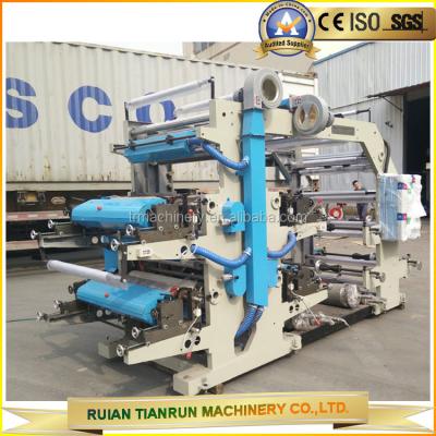 China Printer Paper Flexo 4 Paper Color Printing Machine for sale