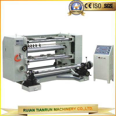 China Vertical Plastic Film Roll Slitter Rewinder LFQ-1100A for sale