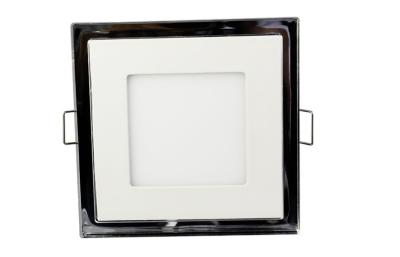 China 1520 Lumen  Recessed LED Panel Light 16 watt 85 lm/w 80 CRI  Hotel Square Ceiling Light for sale