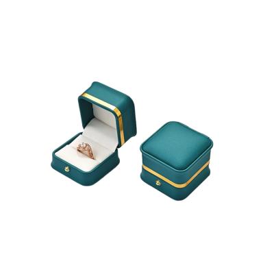 China All High Grade Stain Gift Packaging Luxury Ring Pendant Bracelet Necklace Pearl Storage Jewelry Box for sale