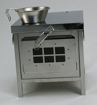 China Outdoor Camping Wood Burning Outdoor Camping Wood Cook Stove For Tent Heating for sale