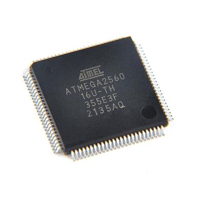 China New ATMEGA2560-16AU LQFP100 standard original 256K microcontroller 8-bit flash memory chip for sale