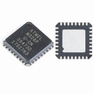 China New standard original ATMEGA328P-MU QFN-32 microcontroller AVR 32K 8-bit flash chip for sale