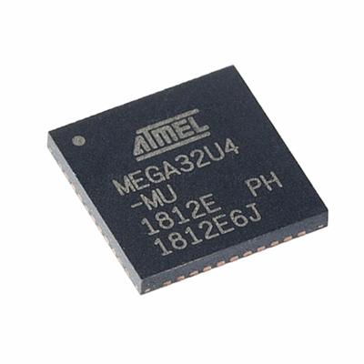 China New Original ATMEGA32U4-MU VQFN-44 Microcontroller AVR 16MHz 32KB Standard Original 8-Bit Flash Chip for sale