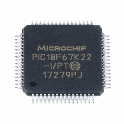 China New original standard PIC18F67K22-I/PT TQFP-64 microcontroller chips in stock for sale