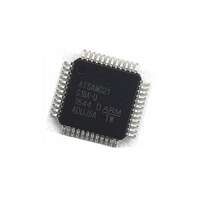 China New original integrated circuit ATSAMD21G18A-AU ATSAMD21G18A ATSAMD21G18 MCU 32BIT 72MHz of Merrillchip stock IC electronic components for sale