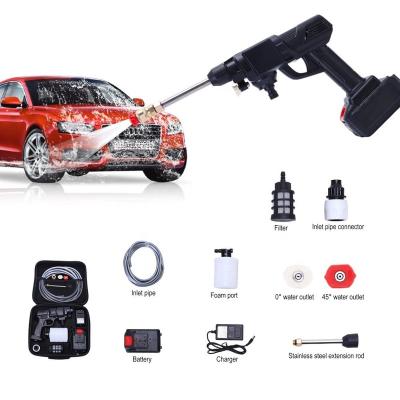 China New Hot Selling China-chic 21V Multifunctional Battery Operated Rechargeable Cordless Pressure Washer for sale