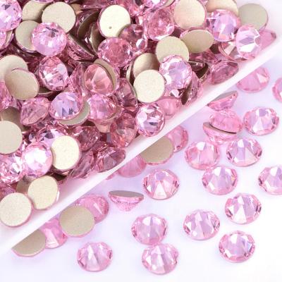 China Good Quality Flatback 2088 1440pcs Per Bag SS20 Crystals Non-Hot Fix Flatback Flat Back Glass Rhinestone For Dress for sale