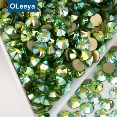 China 3D Nail Art Rhinestone Crystal Hotfix Various Colors Flatback Blingbling Loose Flatback Glass Non for sale