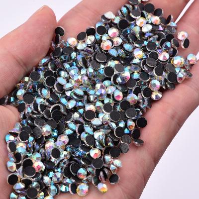 China Factory Flatback Hot Sale DMC Fix AB DMC Hot Fix Crystal Rhinestones Directly For T-shirts for sale