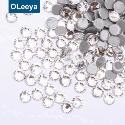 China Cheap Hot Sale A4 Quality SS20 Clear Crystal Rhinestones Iron On Stone For Women Shoes for sale