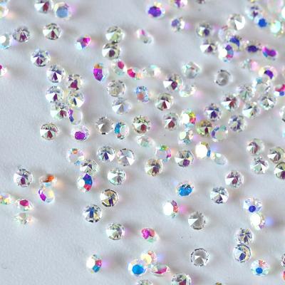 China Flatback 1440pcs/bag Mini Micro Crystal Zircon 1.2mm AB Nail Art Pixie Dusts For Nail Art Decorations for sale