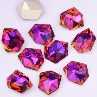 China Flatback Oleeya 6*8mm, 8*10mm, Faux Stones K9 Crystal Stones 18*20mm Glass Decoration for sale