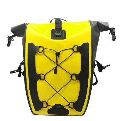 China Hot Selling PVC Bicycle Saddle Bag Waterproof Office Cylinder Saddle Bike Traveling Swap Bags For Outdoor Recycling for sale