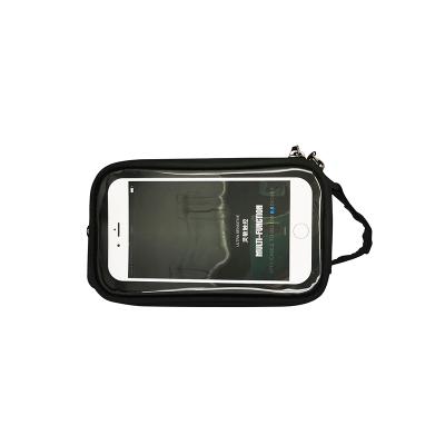 China Low MOQ Nylon Waterproof Transparent Touch Screen Phone Case Bicycle Phone Bag Ourtdoor Sports Travel Bicycle Bag TPU Phone Bag for sale