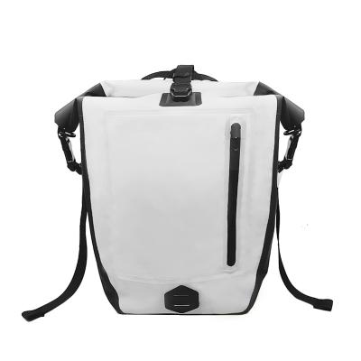 China Outdoor Sports Travel Bag 5 Colors 100% Waterproof High Quality Clip Bag Bicycle Bag PVC Pannier Bag For Bicycles for sale