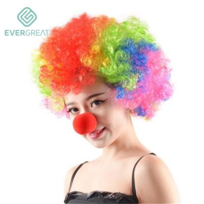 China Carnival Party Clown Wigs Economy Rainbow Carnival Wig for sale