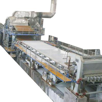 China 60TPD paper industry paper pulp production line kraft paper testliner paper making machine for sale