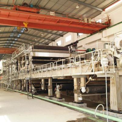 China Paper Industry Occ Waste Paper Liner Paper Making Machine Production Recycling Piping Line for sale