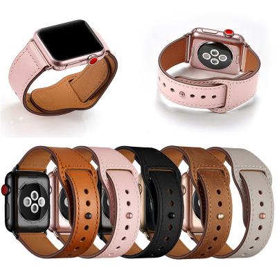 China NEW Band Strap For Watch 5 Buckle 4 3 2 For Iwatch Strap PG-S2 Leather Belt 44mm 40mm 38mm Fashion Strap 42mm Accessory New for sale