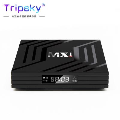 China MX1 TV set top box RK3228A 1+8G 2+16G Android 9.0 HD 4K dual network set top box WIFI TV box for sale