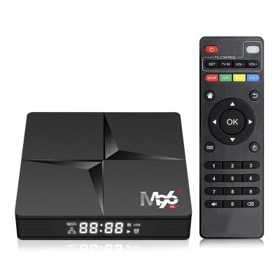 China Dual wifi M96+ TV BOX 2+16G 4+32G 64G 128G Android 10.0 RK3318 WIFI 4K Set top box with package box for sale