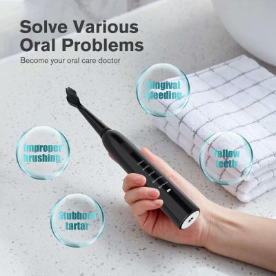 China USB Rechargeable Powerful Rechargeable Ultrasonic Washable Electronic Whitening Teeth Waterproof 32000time/min USB Electric Toothbrush Brush for sale