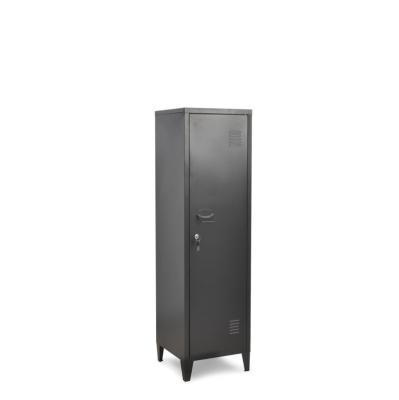 China Modern single door almirah design clothes printing furniture bedroom closet metal cabinet colour steel wardrobe for sale