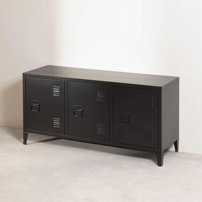 China Modern New Model 2 Doors TV Cabinet TV Stand Furniture Metal Cabinet TV Unit Cabinet for sale