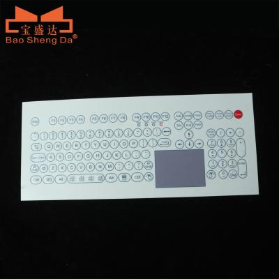 China Telecommunication Equipment Customized 20 Keys Membrane Keypad Switch Metal Dome Screen Printed POS Aviation Keypad for sale