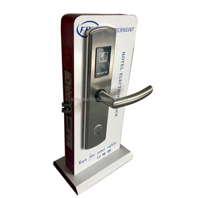 China High Quality Stainess Steel RF Hotel Card Lock FOX Hotel Lock With USB Pro Card System for sale