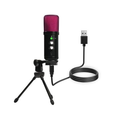 China USB Microphone USB Microphone for Podcast, Gaming, Streaming Pattern USB Cardioid Condenser Microphone for sale