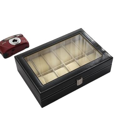 China Wholesale luxury customized leather watch box watch display gift box packaging can be customized logo for sale