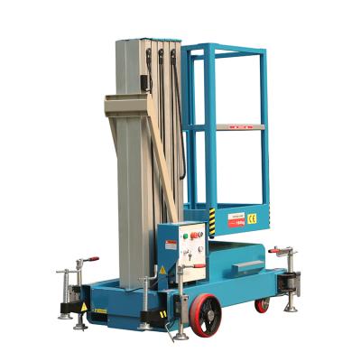 China China Manufacturer Mobile Hydraulic Ladder Mini Mast Manlift Plataforma Elevadora Work Lift Single Protable Platform / for sale