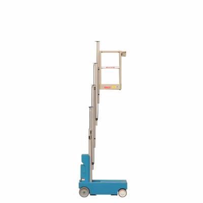 China Hotels 5m Electric Self Propelled Aerial Work Platform Plataforma Elevadora Manlift For Sale for sale