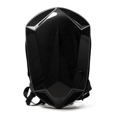 China Outdoor Sport Travel Hiking Camping Carbon Fiber Stylish Sports Backpack Motorcycle Riding Backpack Diamond Sports Backpack for sale